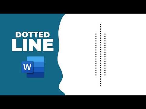 How to insert dotted line in Microsoft word