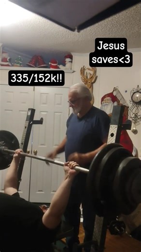 335 BENCH PRESS Like Butter!!! 5 Reps (152 kilos)