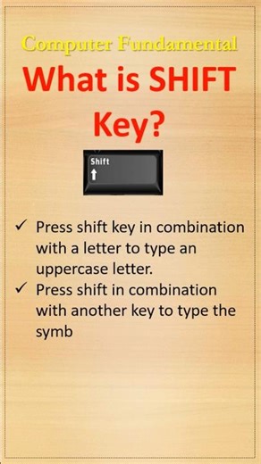 What is Shift Key? Keyboard Keys | #computerfundamental #computertutorial
