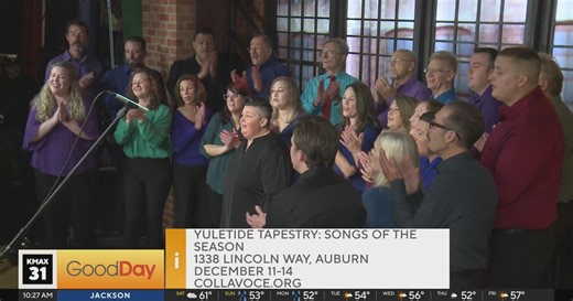 Colla Voce of the Sierra perform Yuletide Tapestry, Songs of the Season Dec.11-14th!