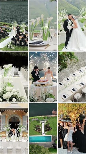 Elegant Wedding in Italy | Lake Como Villa Wedding Video #wedding