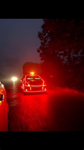 Stealing the Show: Cool Neon Lights Car on the Road #automobile #2026 #shorts #foryou #fun #toyota