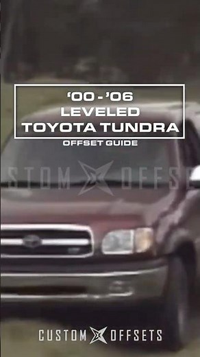 2000-2006 Toyota Tundra - Level OFFSET VIDEO GUIDE FROM CUSTOM OFFSETS