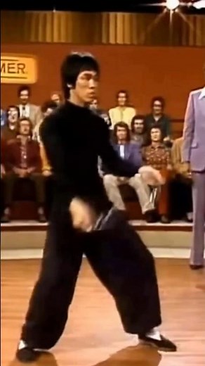 Bruce Lee’s nunchaku moves faster than your eyes can follow. ⚡🐉