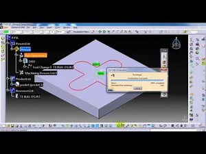 Catia CAM tutorial : Mill pocket