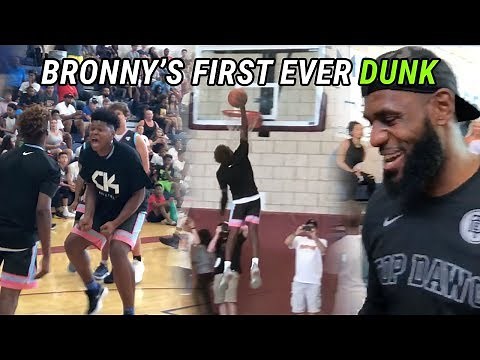 13-Year-Old Bronny James Throws Down FIRST DUNK EVER! LeBron Coaches Blue Chips To CHAMPIONSHIP 🏆