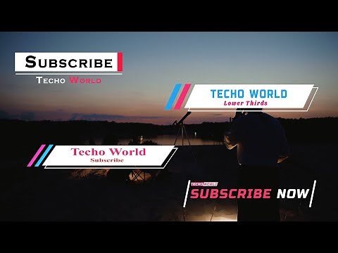 Lower thirds | Lower thirds in after effects | How to create lower thirds | Lower thirds tutorial