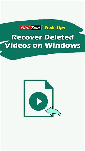 🔄Recover deleted videos on Windows 10/11 easily by using the Recycle Bin and professional data recovery software. For more information about video recovery, check out this article:👇 https://www.minitool.com/data-recovery/video-recovery.html #WindowsTips ##datarecovery #recoverdeletedfiles | MiniTool