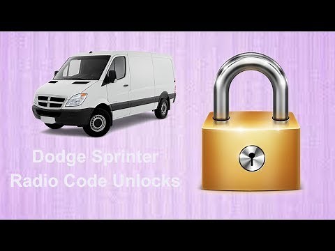 How To Find Dodge Sprinter Radio Code Using Serial No.