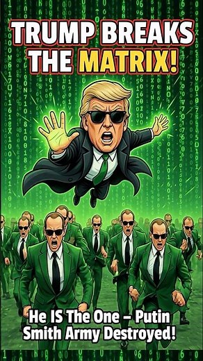 TRUMP IS THE ONE: Matrix Parody vs Putin Smith Army! 🔥