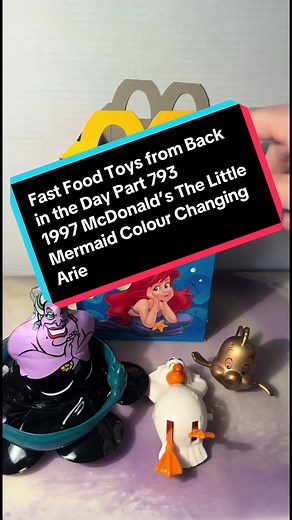 Great toy! #thelittlemermaid #ariel #mcdonalds #90skids #happymealtoy | McDonald's Toys