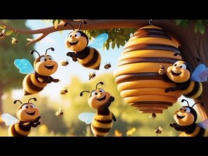 "Buzzing to Fame: Discover the Sweet Secrets of the Honey Bee Song!" 🐝🎶