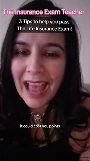 Tips to Pass The Insurance License Exam on the 1st try! Reach out to me for help passing the Life