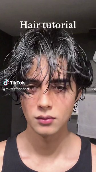 90s Slickback Hair Tutorial using Gel and Aloe Vera