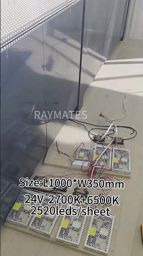 Super long CCT led sheet #diy #ledlighting #diyprojects #ledpanel