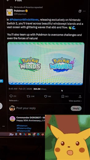 New Pokemon Game! #switch2 #pokemon #nintendo