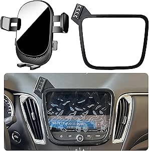 Car Phone Holder for Chevrolet Equinox / Malibu Auto Accessories [Only for Chevy 2018-2024 Equinox & 2016-2025 Malibu] [Auto Lock Hands Free Cell Phone Mount Car fits for iPhone & All Smartphones]