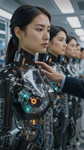 "Angry Android Awakens | AI Robot Activation Scene | Futuristic Sci-Fi Short" #roboto