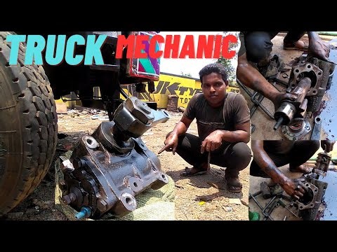 Power Steering Box Kit Replace & Repair | Tata Bs4 Steering Box Repairing- #video