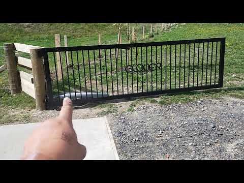 Rising hinge on single swing gate explained.