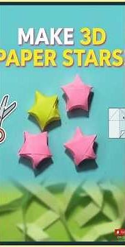 Origami Lucky Star Tutorial ⭐️ Cute paper star ⭐ Paper Kawaii