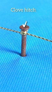 Very effective string line hitch. #clovehitch #bullhitch #zeppelinknot #tyingropeknots #knottying #ropecoiling #basicknots #endrope #TimberHitch #squareknot #reels | Enterhad9
