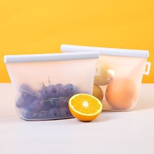 [Hot Item] Vegetable Storage Bags Soft Shell Food Container Cereal Storage Reusable Food Pouches