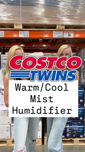 This warm/cool mist humidifier at Costco is perfect for the cooler weather! #costco #costcofinds #humidifier #home #health | Costco Twins
