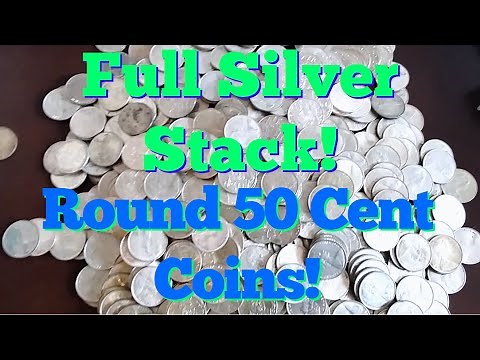 1966 Australian Round 50 Cent Coins - Full Stack!