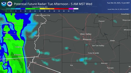 US National Weather Service Phoenix Arizona on Reels