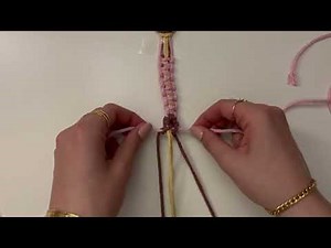 Macrame Flower Wristlet Tutorial
