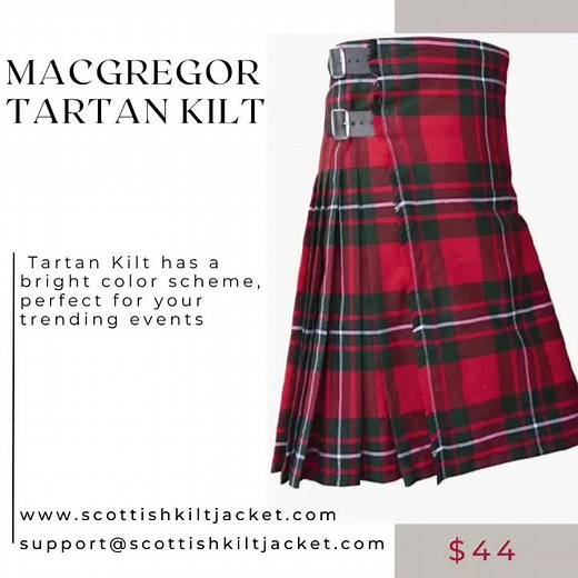 The tartan kilt is a symbol of Scottish culture, and our high-quality kilts are crafted to help you embrace this rich heritage. Made from acrylic wool and other durable fabrics, our Irish kilts are designed for easy maintenance and handling. Whether for casual wear or sporting events, our tartan kilts offer the perfect fit for any occasion. https://scottishkiltjacket.com/collections/tartan-kilt-mens Available Fully Customize options🔥 Payment options are Cards pay, Google pay, Apple pay, Shop pa