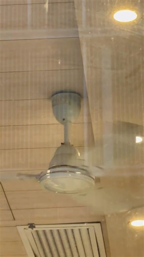 SMC K36 industrial ceiling fans with upside down canopies
