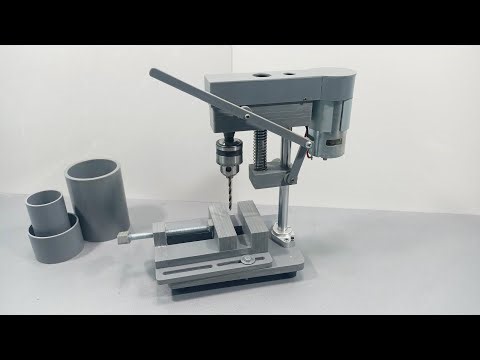 Homemade Mini Bench Drill From PVC| Ideas And Creative From PVC