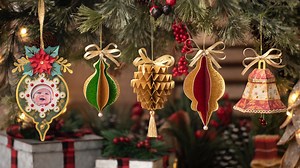 Get a jump start on your holiday crafts with our Festive Ornaments SVG Bundle. FIVE all-new delightful ornaments. A wonderful gift or addition to your Christmas tree! Get it free with a purchase of $9.98 for a limited time. https://www.3dsvg.com/festive-ornaments-svg-bundle-new-free-gift | Dreaming Tree