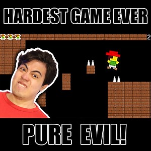 HARDEST GAME Pt 2: This game is EVIL! Even harder than Cat Mario?! | Exnal