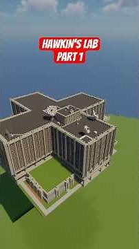 Minecraft Stranger Things - Hawkin’s Lab Minecraft Timelapse Part 1 #minecraft #strangerthings