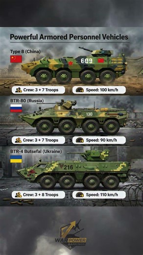 China vs Russia vs Ukraine APCs Speed Test #china #russia #ukraine
