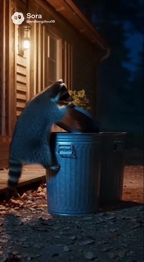 “Wild Raccoon Encounter: CleverForaging & Night Forest Moments | TrailOfWild” #wildlifeentertainment