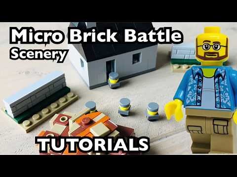 WW2 Lego Micro Brick Battle Scenery Tutorials part 1