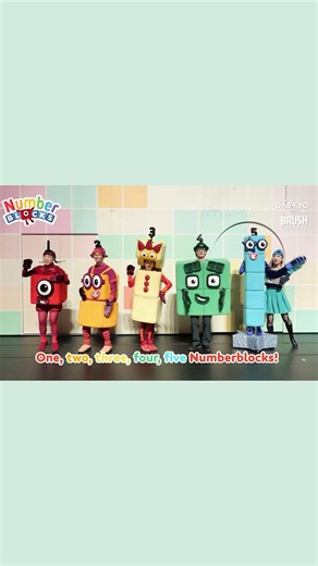 1, 2, 3, 4, 5! Numberblocks! | The Numberblocks Live Stage Show Korea!