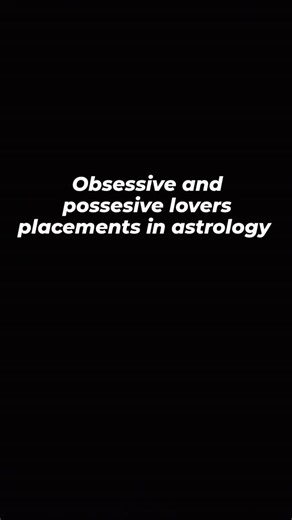 Prachi Shrivastava | Some placements that can indicate obsessive or possessive tendencies in love are: - Pluto-Venus aspects (conjunction, square, opposition)... | Instagram