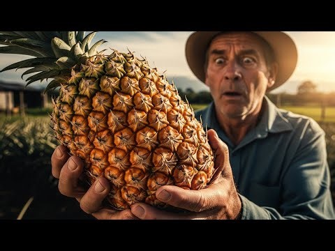How Pineapples Are Grown in Modern Farms | The Secret Behind Perfect Pineapples!