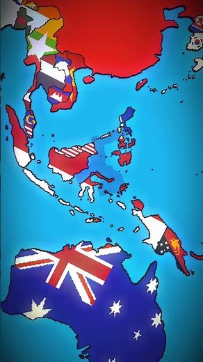 Small Scale World Flag Map Finale #minecraft #border #ocean #map #world #flag #geography