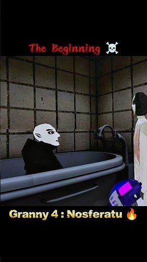 Nosferatu Wake Up ☠️ | Granny 4 : Mortuary Madness 🔥 #granny #horrorgaming #shorts