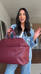 3.1K views · 28 reactions | *add the NEW Essential Weekender in Burgundy to your fall routine @alondrapriscilla | Beis | Facebook