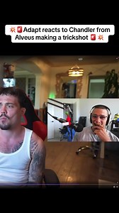 Adapt reacts to Chandler from @Alveus Sanctuary trick shot #chandlerirs #adapt #mayahiga #alveussanctuary #trickshot
