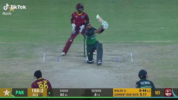 Stunning Six by Babar Azam | PAKvWI Highlights