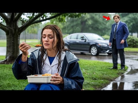Millionaire Sees His Maid Eating in the Rain — What He Finds Out Will Break Your Heart