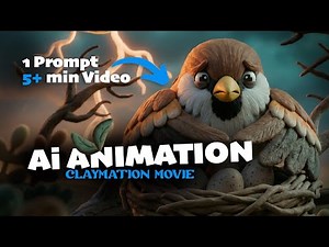 Create Viral Animation Long Short-films with AI (Consistent Character Workflow) | Claymation Style